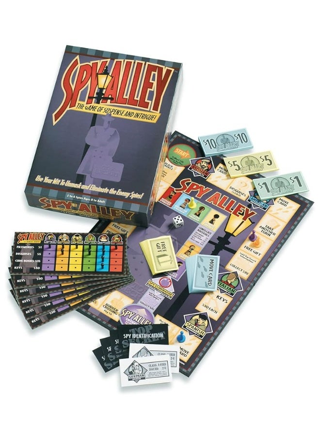 Spy Alley Mensa Award Winning Family Strategy Board Game