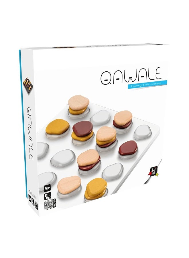 Gigamic Qawale | Abstract Strategy Game for Adults and Familes | Ages 8+ | 2 Players | 15 Minutes