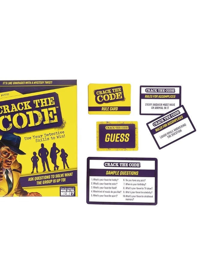 WHAT DO YOU MEME? Crack The Code â€“ A Social Deduction Kids Mystery Game Family