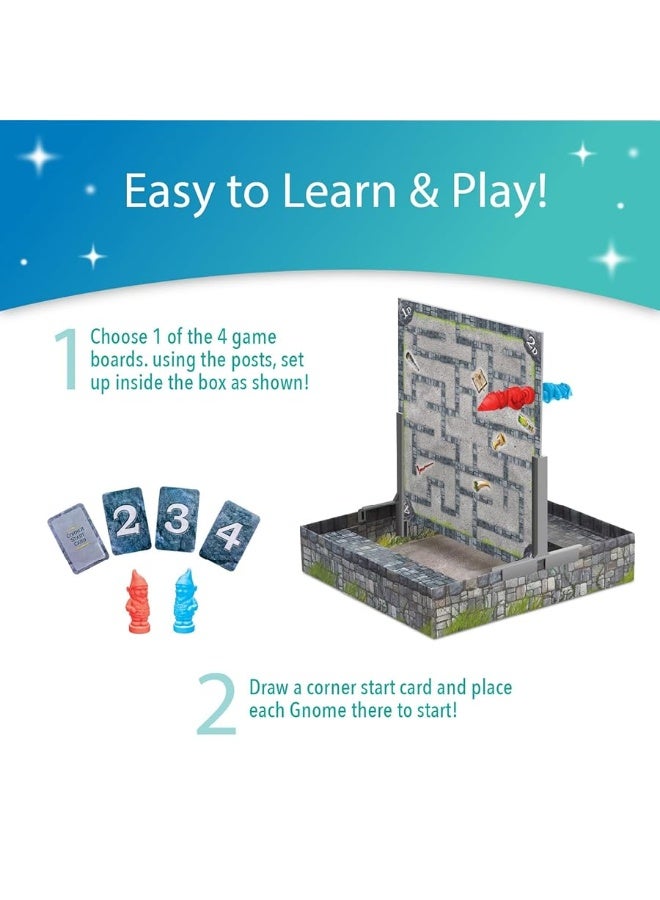 Peaceable Kingdom Gnomes at Night A Cooperative Maze Game for 2 to 4 Kids Ages 6+