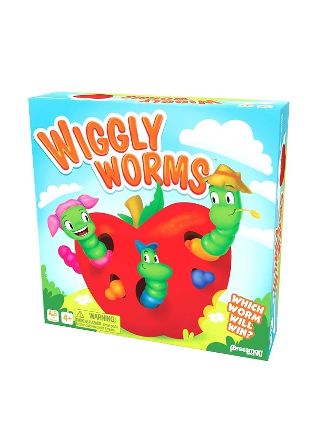 Pressman Wiggly Worms Game  Color Matching Memory Preschool Game Kids Ages 4 and Up