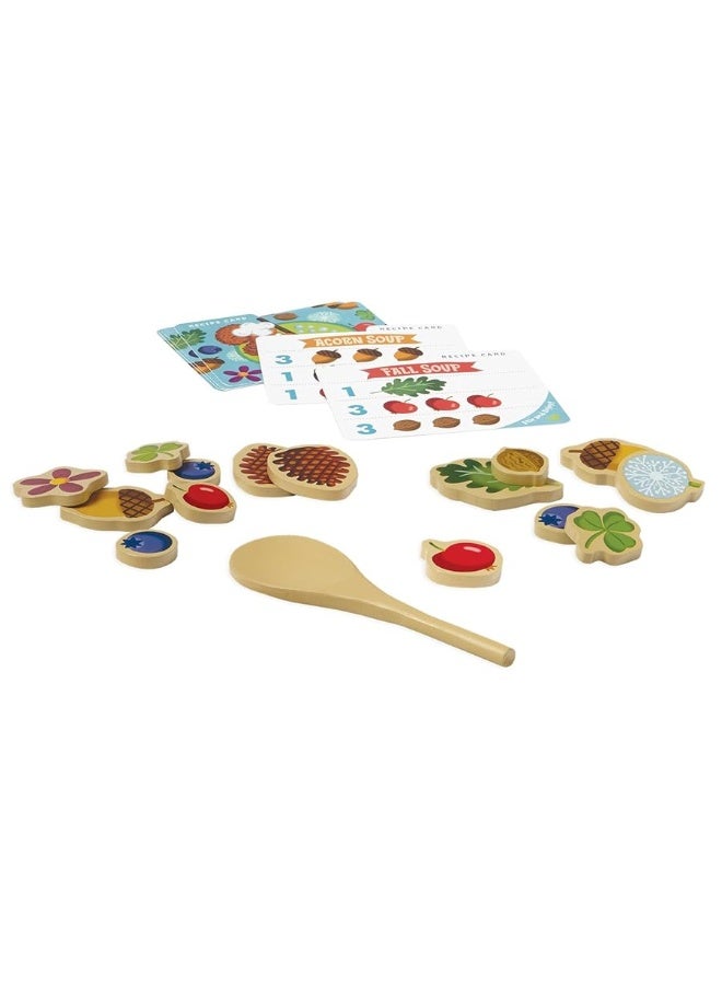 Peaceable Kingdom Acorn Soup â€“ Game for You and Your 2 + Year Old â€“ Fun Toddler Games Ages 2â€“4 That Teach Numbers and Counting Skills
