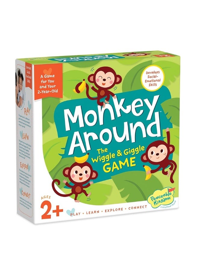 Peaceable Kingdom Monkey Around First Game for Toddlers Interactive play with Parent Ages 2+