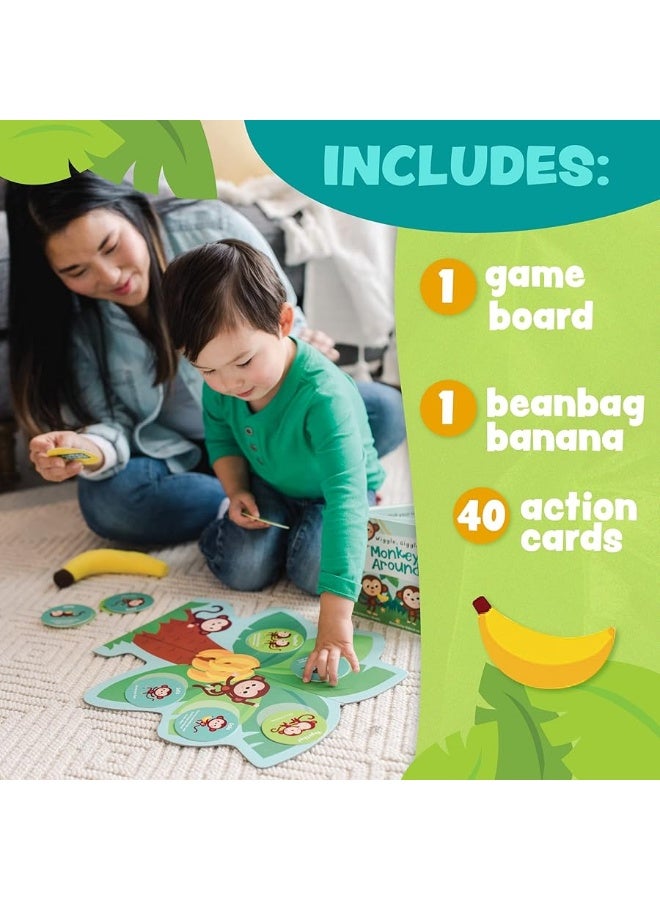 Peaceable Kingdom Monkey Around First Game for Toddlers Interactive play with Parent Ages 2+