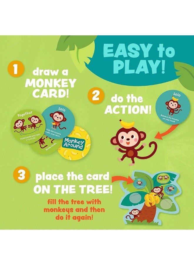 Peaceable Kingdom Monkey Around First Game for Toddlers Interactive play with Parent Ages 2+