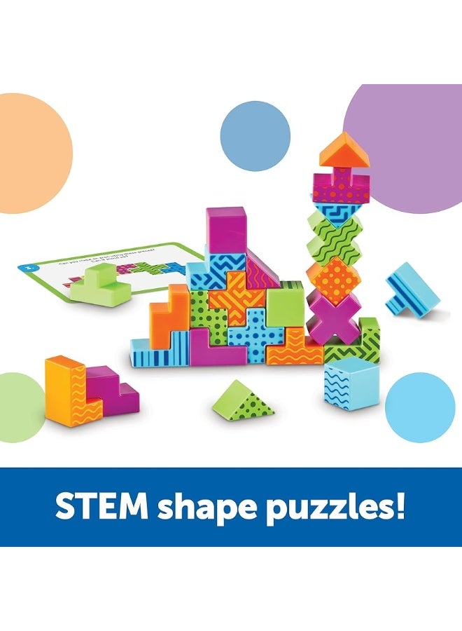 Learning Resources STEM Explorers Brainometry  34 Pieces Ages 5 STEM Toys for Kids Brain Teaser Toys and Games Kindergarten GamesBack to School