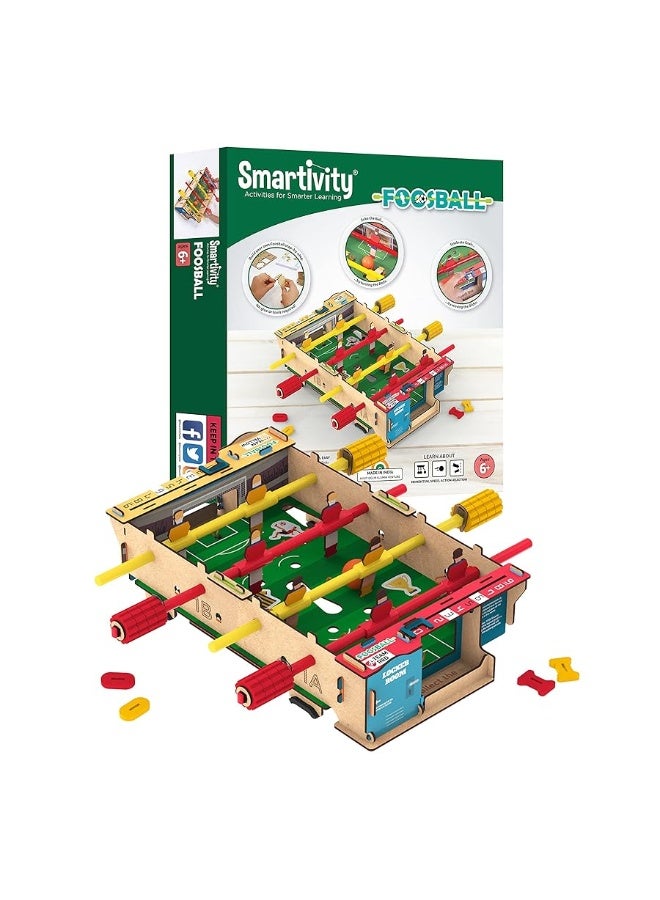 Smartivity Foosball Table Soccer Indoor Games for Kids Age 614 Years  Birthday Gifts for Boys  Girls  DIY STEM Educational Science Toy for Kids Age 67891011121314 Years