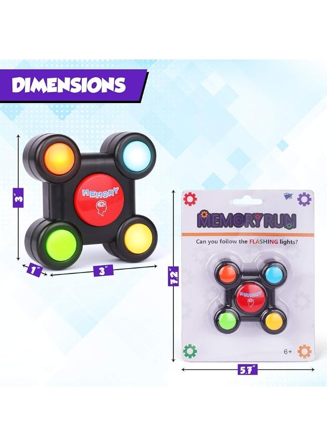 Point Games Memory Run  Electronic Memory Handheld Game with Lights  Competitive Maze Challenge Gameplay Cognitive Developmental Brain Teaser Puzzle Toy  Kids Ages 6