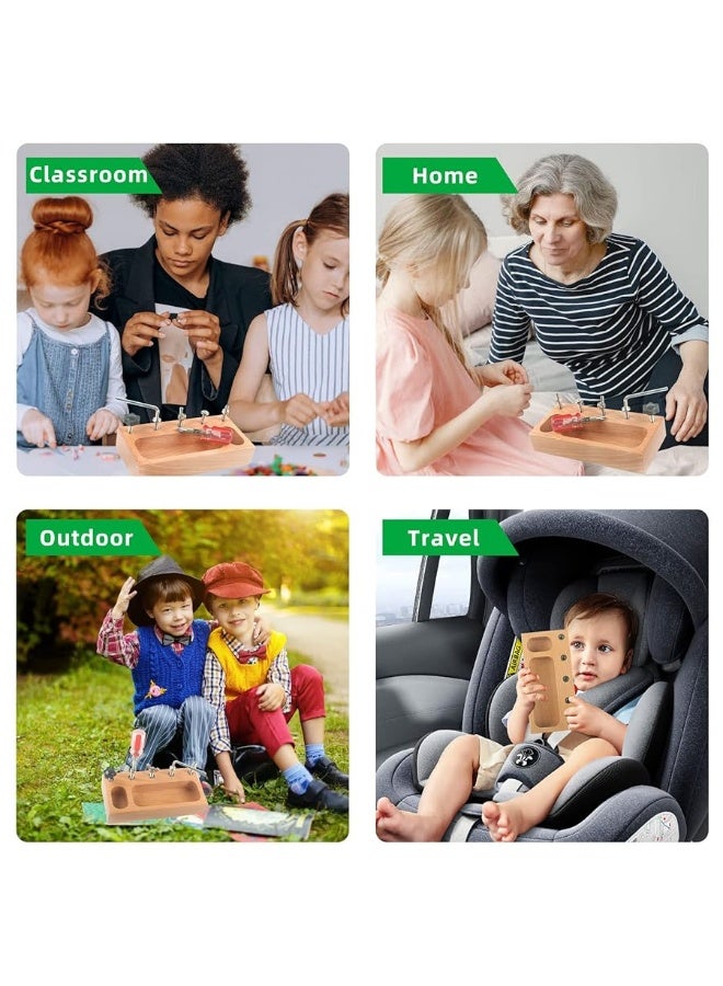 MEROCO Montessori Screw Driver Board for Kids Montessori Materials Basic Skills Educational Learning Toys for 3 4 5 Year Old Kids Toddlers Sensory Montessori Toy Preschool Classroom Fine Motor Skills