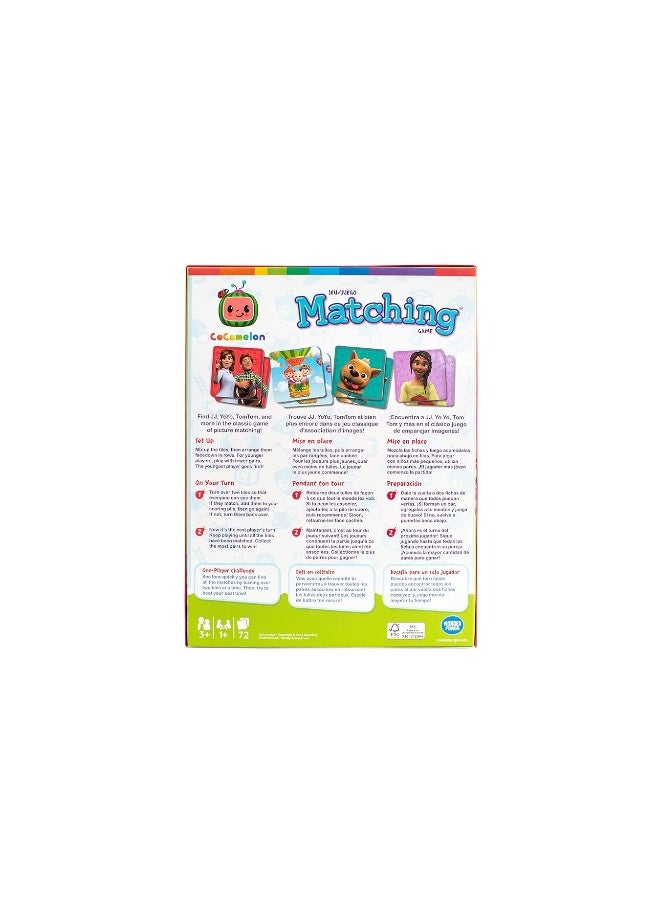 Wonder Forge CoComelon Matching Game for Girls & Boys Ages 3 and Up - A Fun and Fast Memory Game