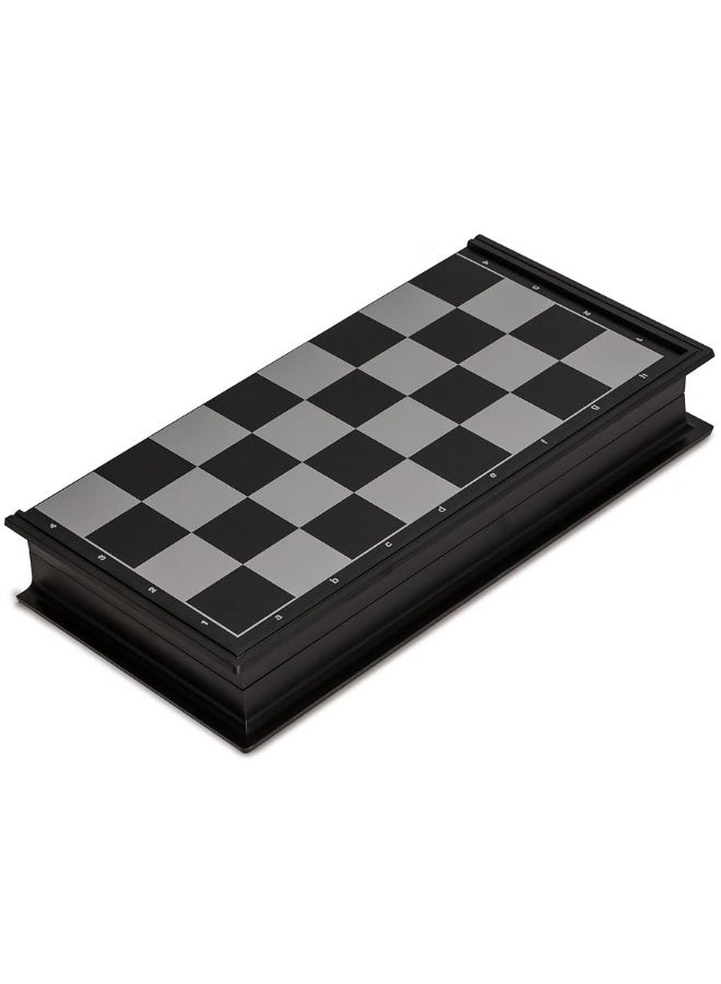 Yellow Mountain Imports Travel Magnetic Chess Set (9.8-Inch) - Folding and Portable Board Game