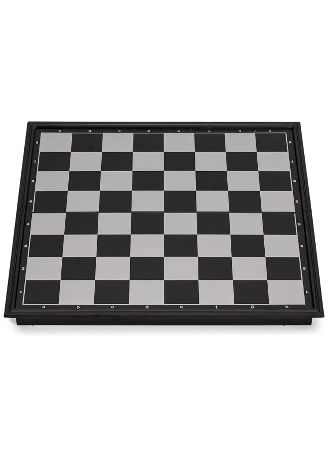 Yellow Mountain Imports Travel Magnetic Chess Set (9.8-Inch) - Folding and Portable Board Game