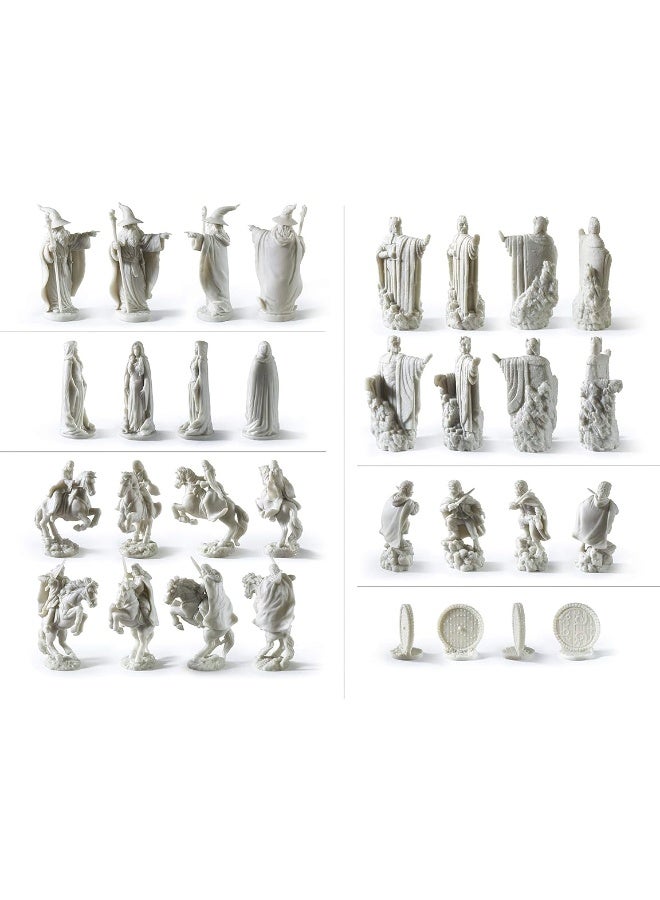 The Noble Collection The Lord of The Rings - Chess Set: Battle for Middle-Earth,Black, for 5 Players