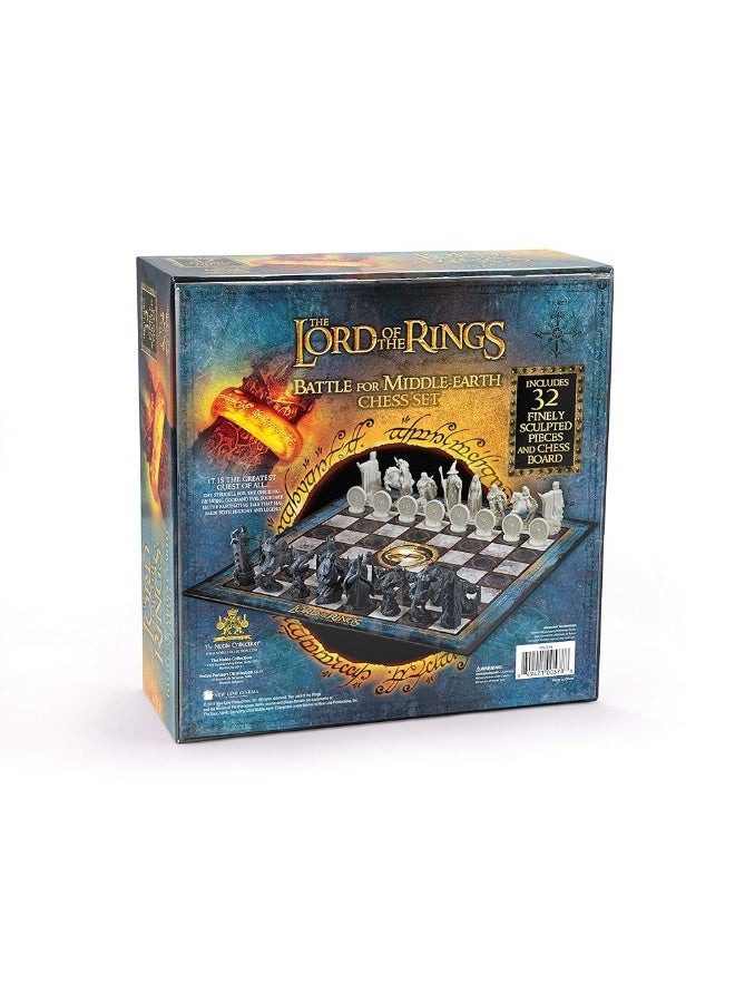 The Noble Collection The Lord of The Rings - Chess Set: Battle for Middle-Earth,Black, for 5 Players