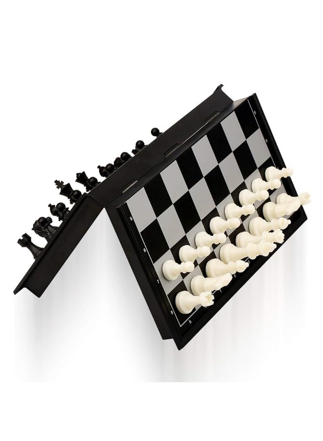 Magnetic Travel Chess Set with Folding Chess Board Educational Toys for Kids and Adults, 2 Players