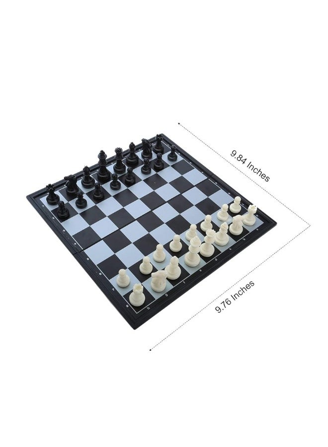 Magnetic Travel Chess Set with Folding Chess Board Educational Toys for Kids and Adults, 2 Players