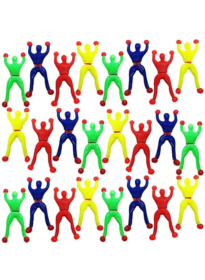 ArtCreativity Sticky Wall Climbers, 24PCS Mountain Climber Figures, Stretchy Sticky Toys for Kids, Anxiety Relief Toys, Party Favors for Kids, Great Gift Idea for Boys and Girls