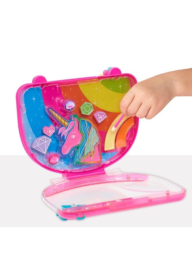 Barbie Purse Perfect Makeup Case with Accessories 9piece Kids Pretend Play Makeup Set Kids Toys for Ages 5 Up by Just Play