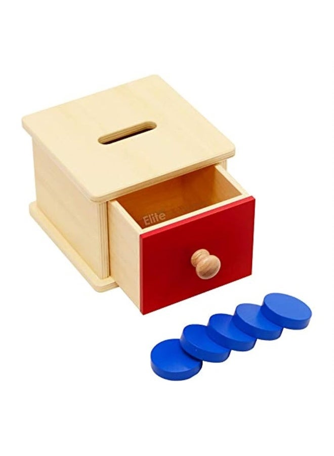 Elite Montessori Coin Box with Thicker Coins