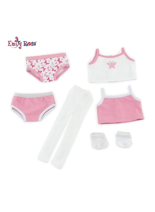 Emily Rose 18 Inch Doll Clothes & Accessories 6-PC Basic 18