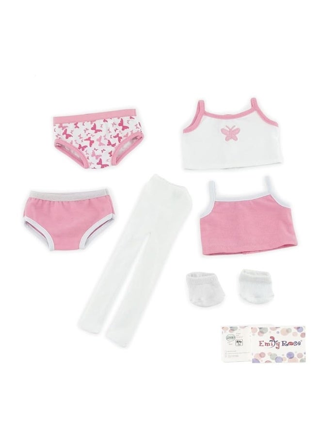 Emily Rose 18 Inch Doll Clothes & Accessories 6-PC Basic 18