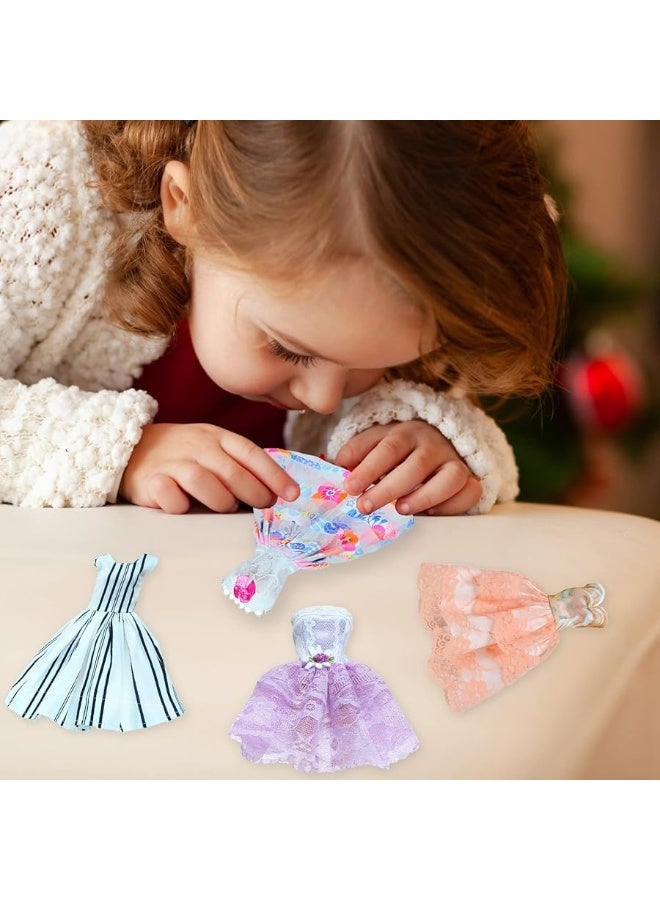BJDBUS 6 Pcs Ball Mini Gown Dress for 11.5 inch Girl Doll Clothes Playset