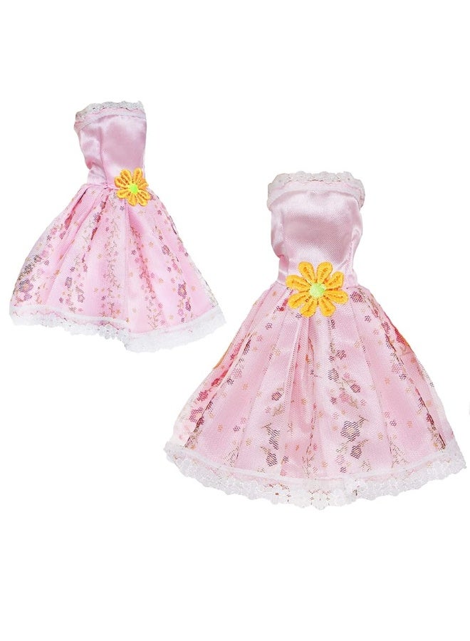 BJDBUS 6 Pcs Ball Mini Gown Dress for 11.5 inch Girl Doll Clothes Playset
