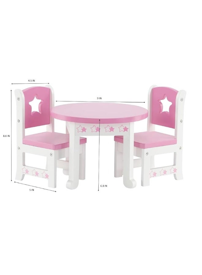 14 Inch Doll Furniture Accessories | Lovely Pink and White 14.5