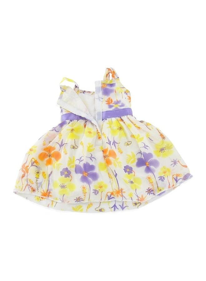 Emily Rose 18 Inch Doll Clothes Gorgeous Floral Spring Summer 18-in Chifon Doll Dress Outfit Gift Set Toy for Kids Girls - Includes White Doll Hat 18-in Doll Accessory | Fits Most 18