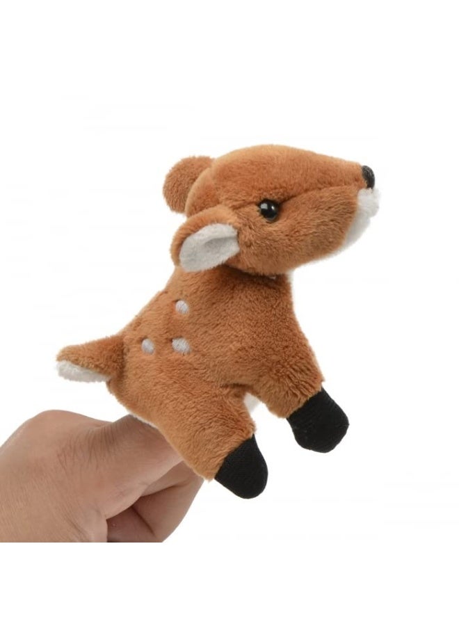 Unipak 1199FN Fawn Plush Finger Puppet, 3.5-inch Height