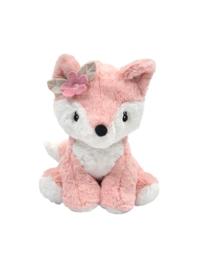 Lambs & Ivy Friendship Tree Plush Pink Woodland Fox Stuffed Animal Toy - Autumn