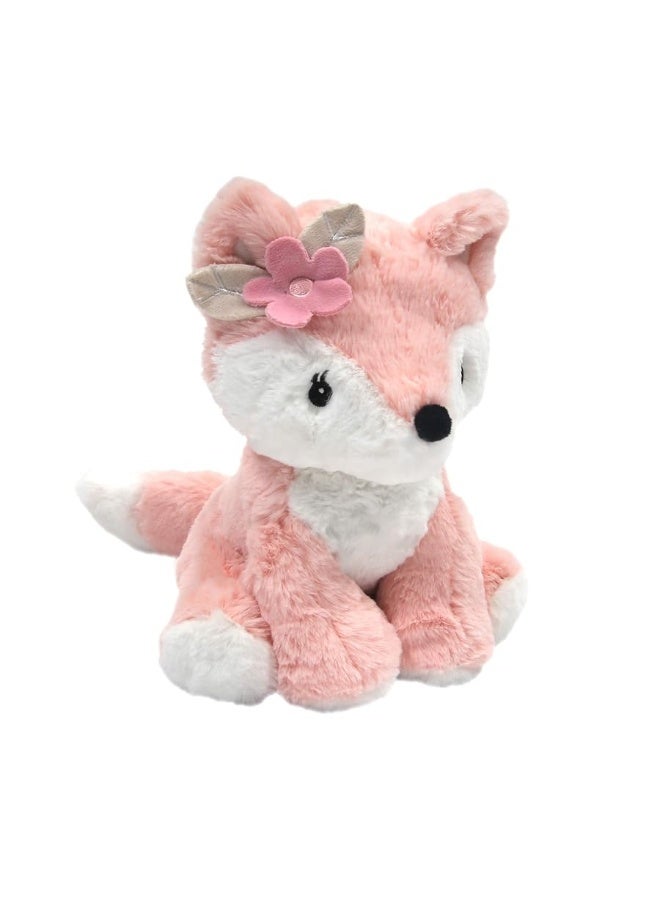 Lambs & Ivy Friendship Tree Plush Pink Woodland Fox Stuffed Animal Toy - Autumn