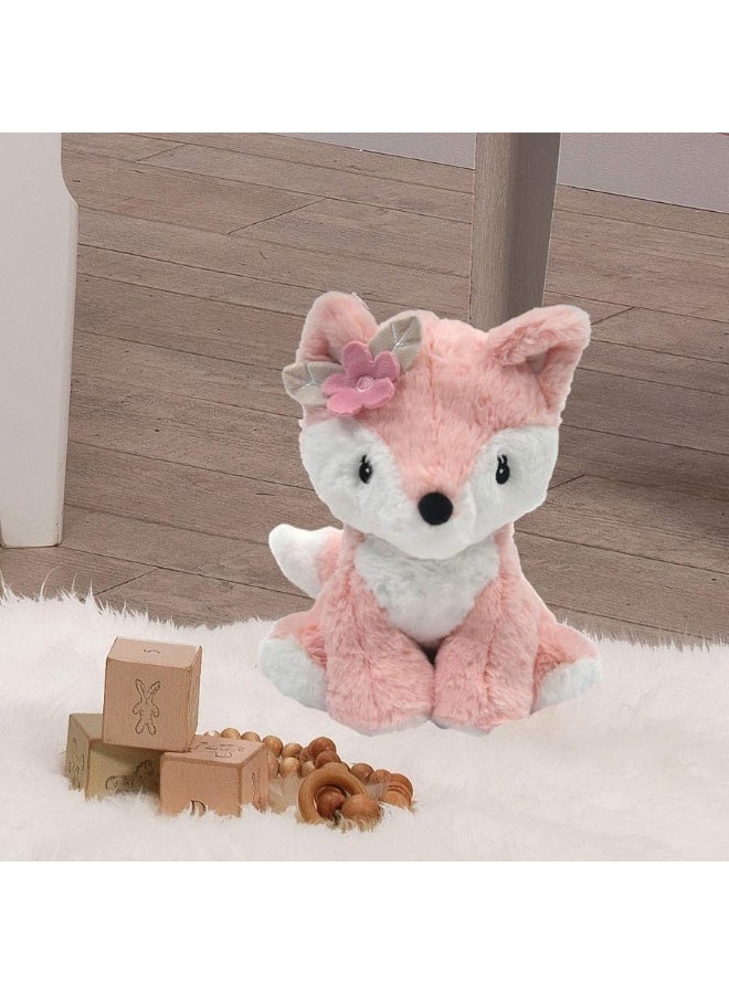 Lambs & Ivy Friendship Tree Plush Pink Woodland Fox Stuffed Animal Toy - Autumn