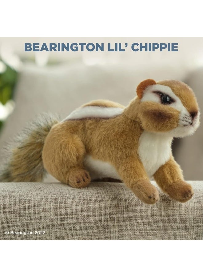 Bearington Collection Chippie Plush Chipmunk Stuffed Animal, 7 Inch