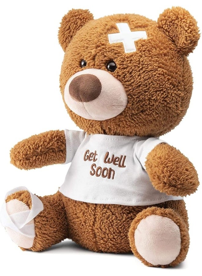 PREXTEX 12Inch Get Well Soon Plush Bear  Soft Stuffed Teddy Bear  Get Well Soon Gifts for Kids Stuffed Animals  Get Well Soon Stuffed Toy  Get Well Soon Teddy Bear Plush  Get Well Gift