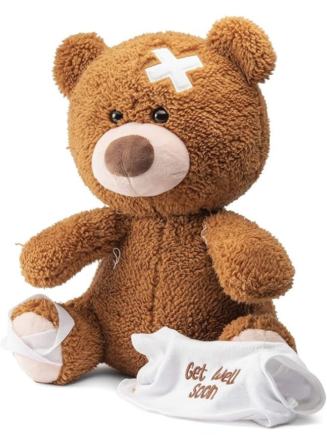 PREXTEX 12Inch Get Well Soon Plush Bear  Soft Stuffed Teddy Bear  Get Well Soon Gifts for Kids Stuffed Animals  Get Well Soon Stuffed Toy  Get Well Soon Teddy Bear Plush  Get Well Gift