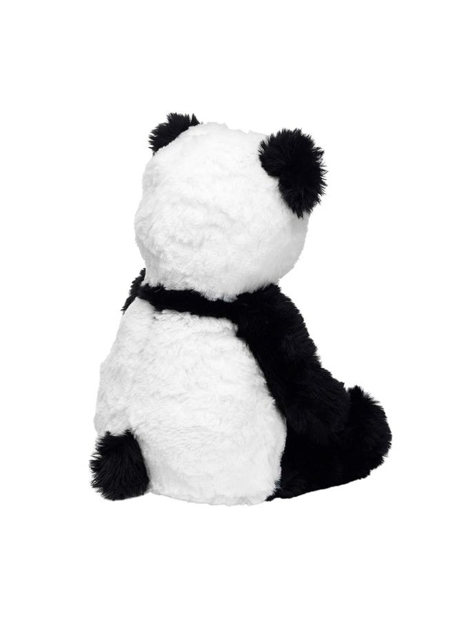 Lambs & Ivy Wild Life Black/White Plush Panda Bear Stuffed Animal Toy - Lucky