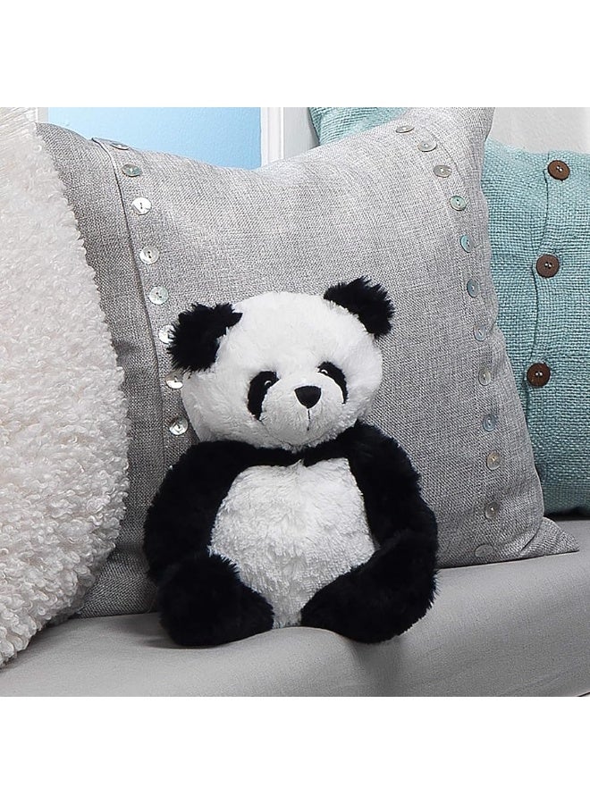 Lambs & Ivy Wild Life Black/White Plush Panda Bear Stuffed Animal Toy - Lucky