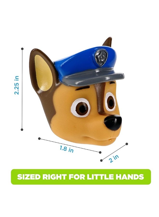 Nickelodeon's PAW Patrol Chase, Marshall, Rubble, and Skye Squirt Toy Set for Childrens' Bath Time Fun, Multicolor, 4 Piece