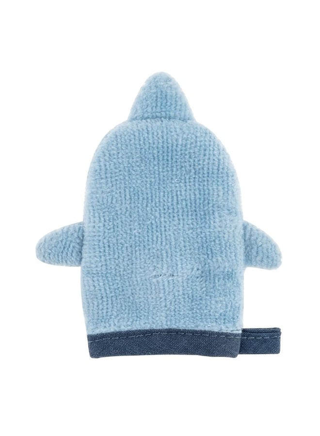Stephen Joseph Bath Mitt with Finger Puppet, Shark