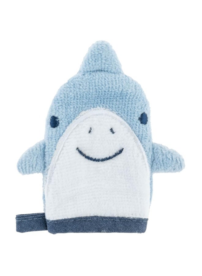 Stephen Joseph Bath Mitt with Finger Puppet, Shark