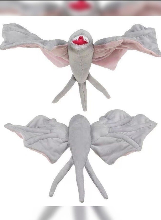 Halloween gift plush toy grey bat 20 cm