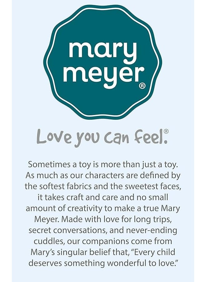 Mary Meyer Soft Baby Rattle with Soothing Teether Ring, 6-Inches, parky Puppy