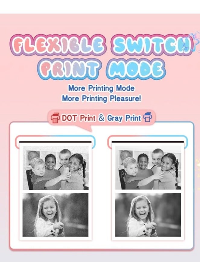 REBEL Kids Instant Camera for Children Print 32GB Storage 2.4  Display