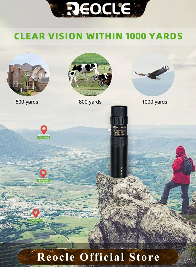 Monocular Telescope High Definition Ultra Light Pocket Telescope High Powered Handheld Telescope Ideal Handheld Telescope for Adults and Kids