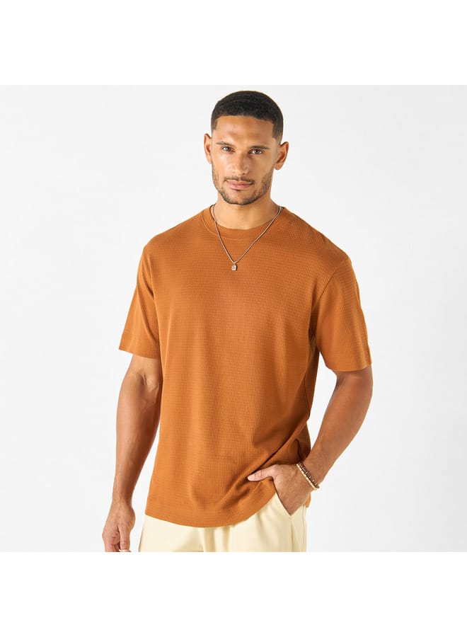 Iconic Textured Oversized T-shirt