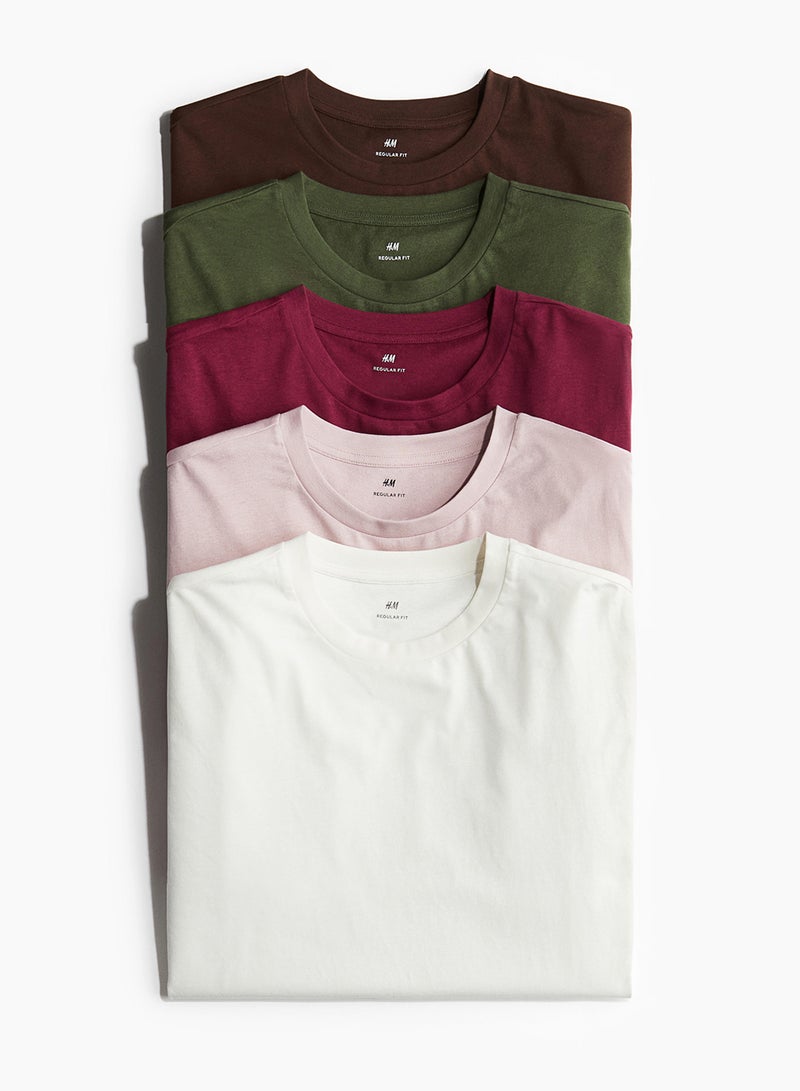 5-Pack Regular Fit T-Shirts