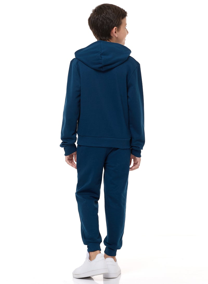 Boys' 2-Piece Hoodie and Jogger Set (8-14 yrs) Navy