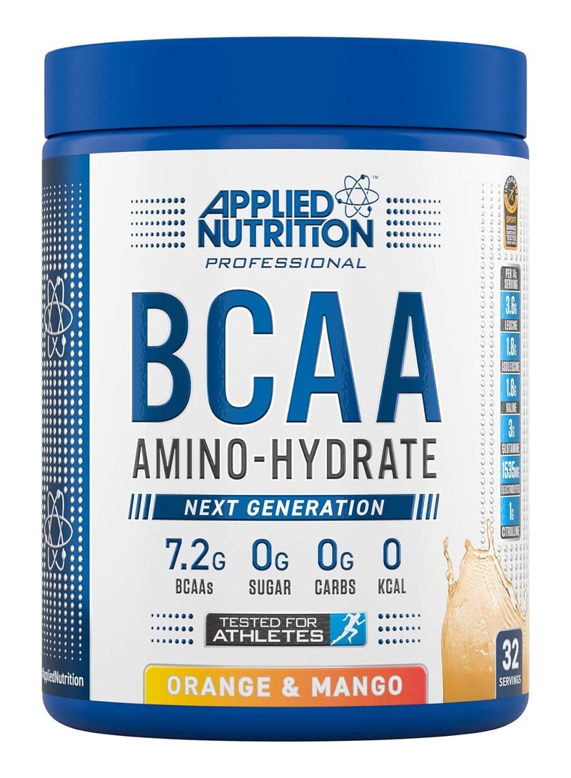 Applied Nutrition BCAA Amino-Hydrate 450g Orange & Mango 32 Serving