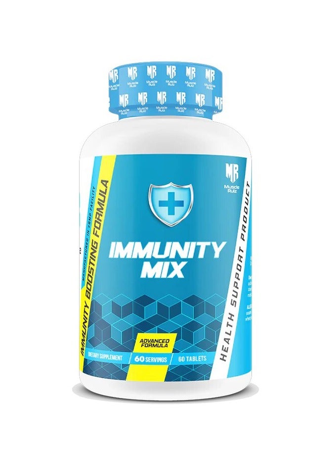 Musclerulz, Immunity Mix, 60 Tabs, 60 Servings